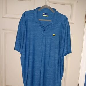 Jack Nicklaus Blue Polo Golf Shirt Sz L